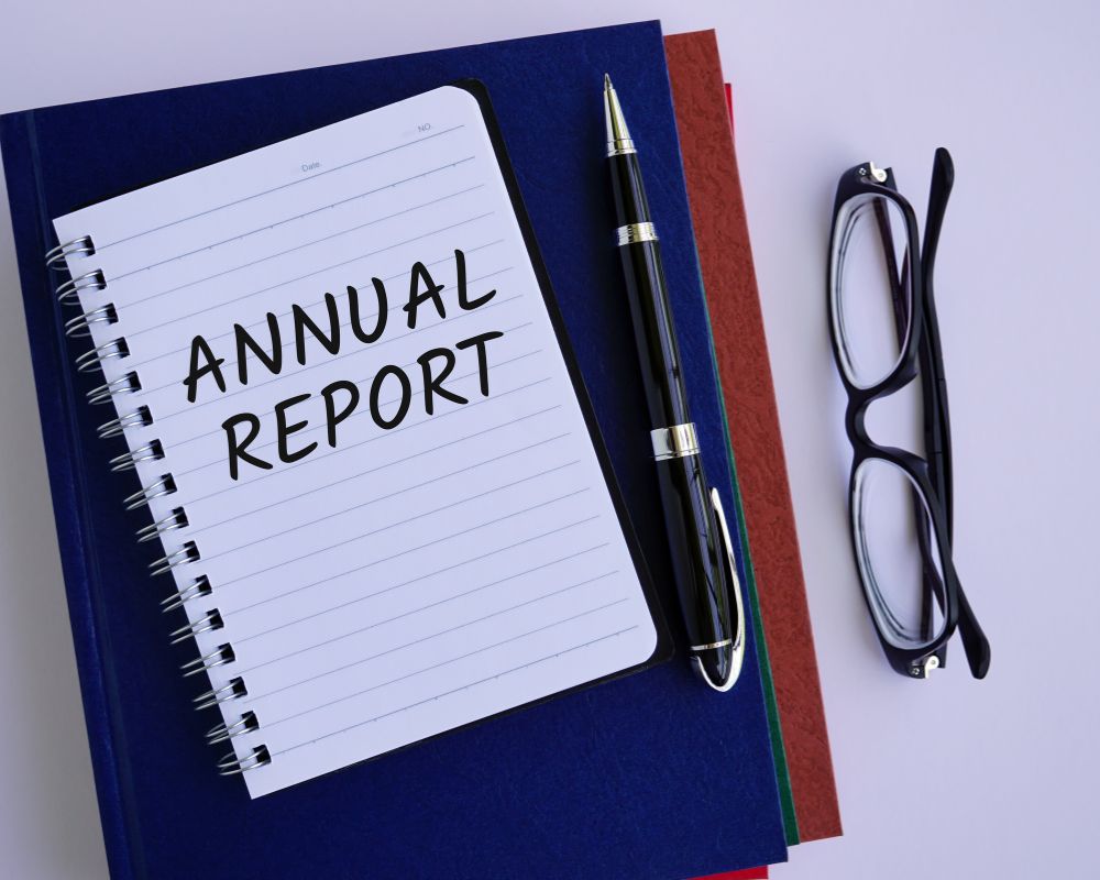 Cara mencetak annual report