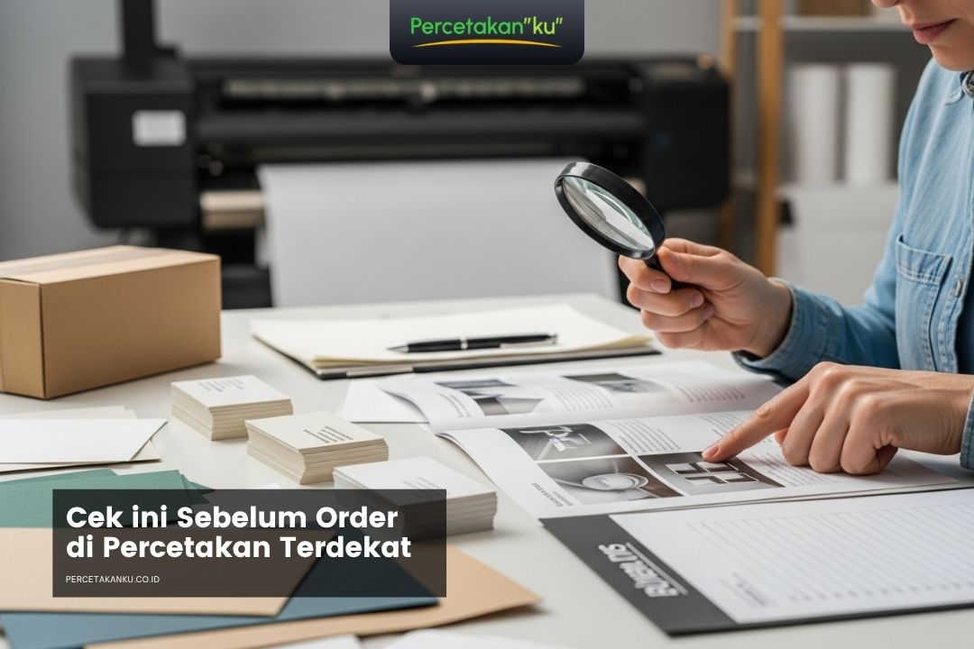 Hal Yang Harus Dicek Sebelum Order di Percetakan Terdekat