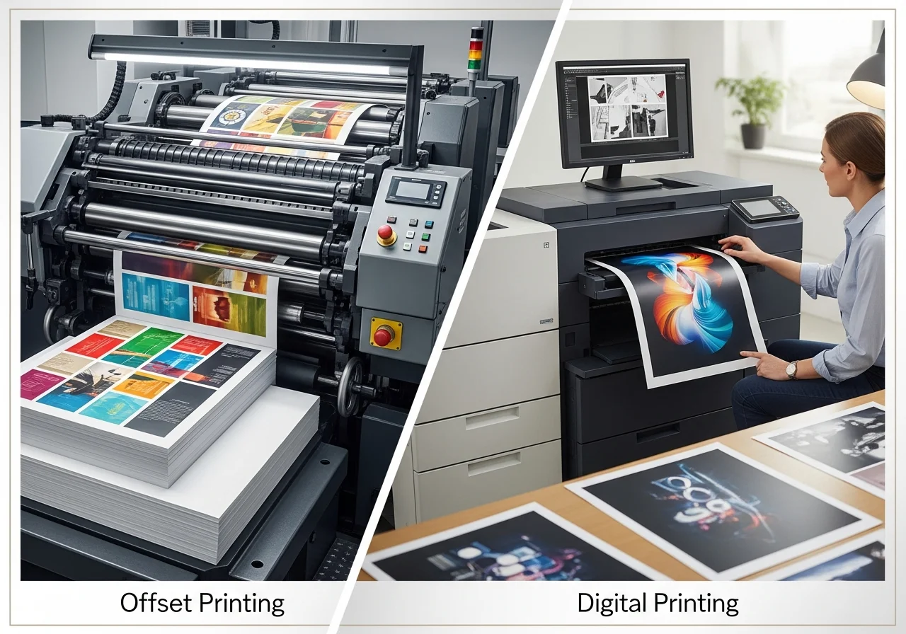 Perbedaan Cetak Offset dan Digital Printing