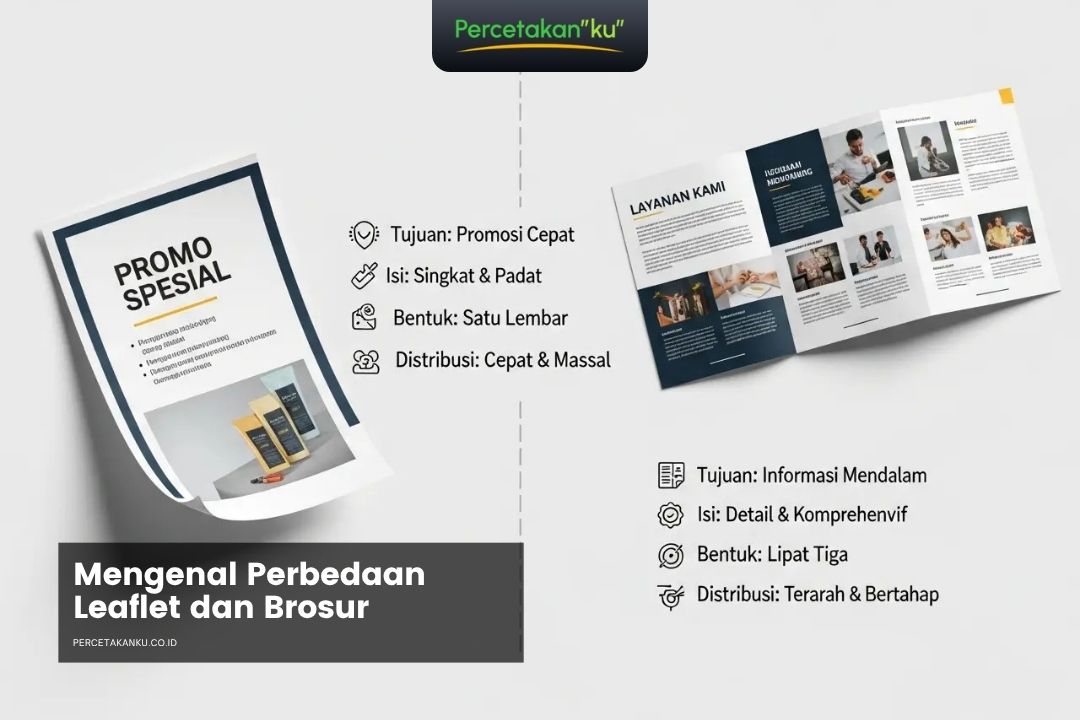 Perbedaan Leaflet dan Brosur