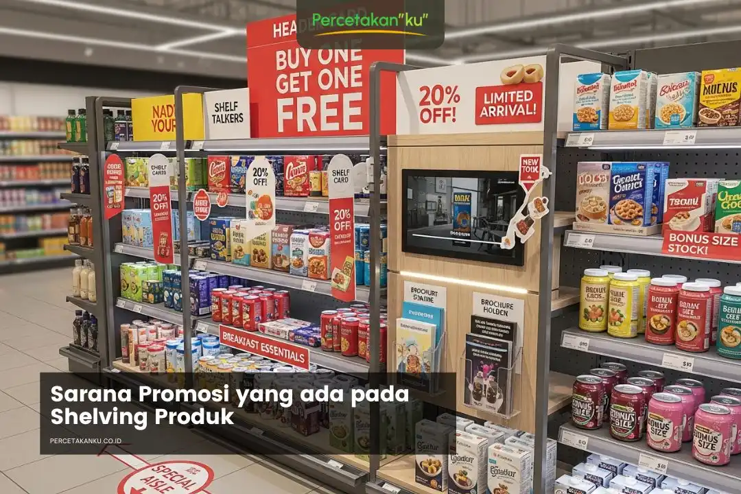 Sarana Promosi yang ada pada Shelving Produk