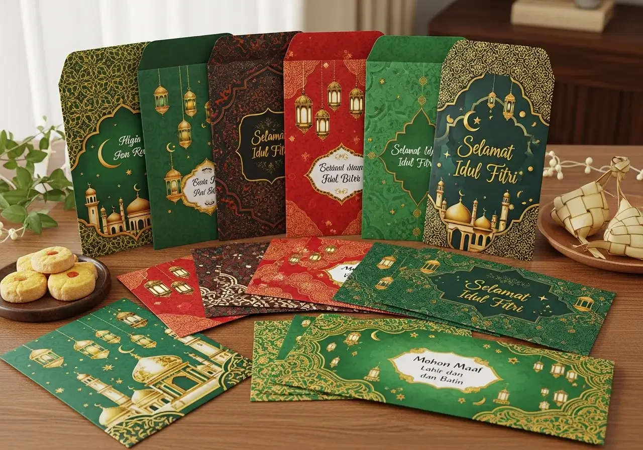 jenis kertas untuk cetak amplop lebaran
