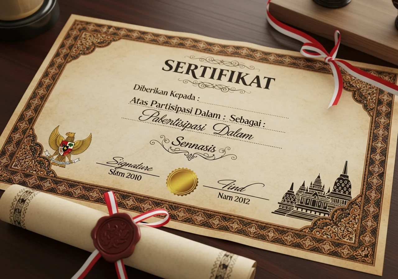 kertas untuk sertifikat